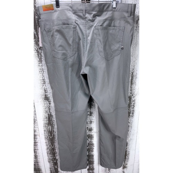 Ocean & Coast Gray Pants Men's 38x32 Sorona Polyester Stretch Casual NWT - Picture 3 of 8